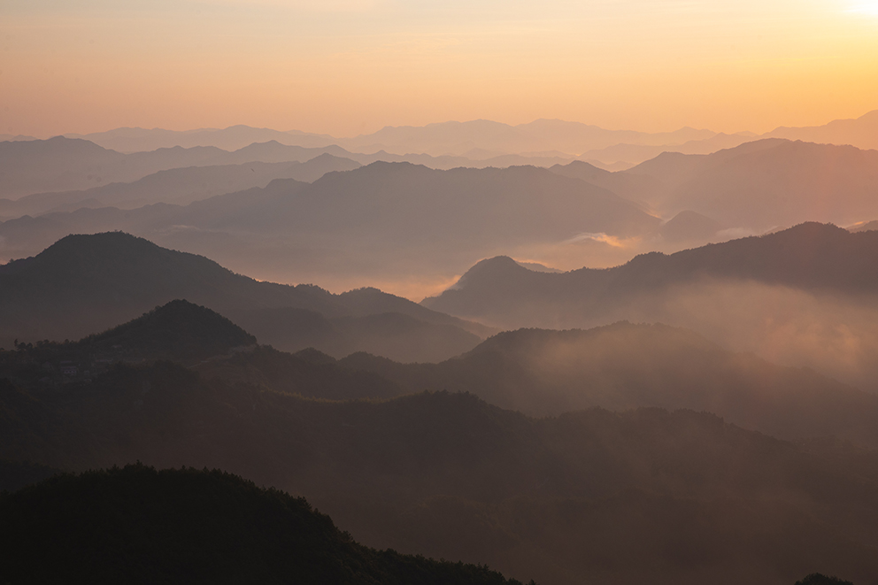 层峦叠嶂-首届中国浙东唐诗之路天姥山摄影展投稿区-大众摄影网