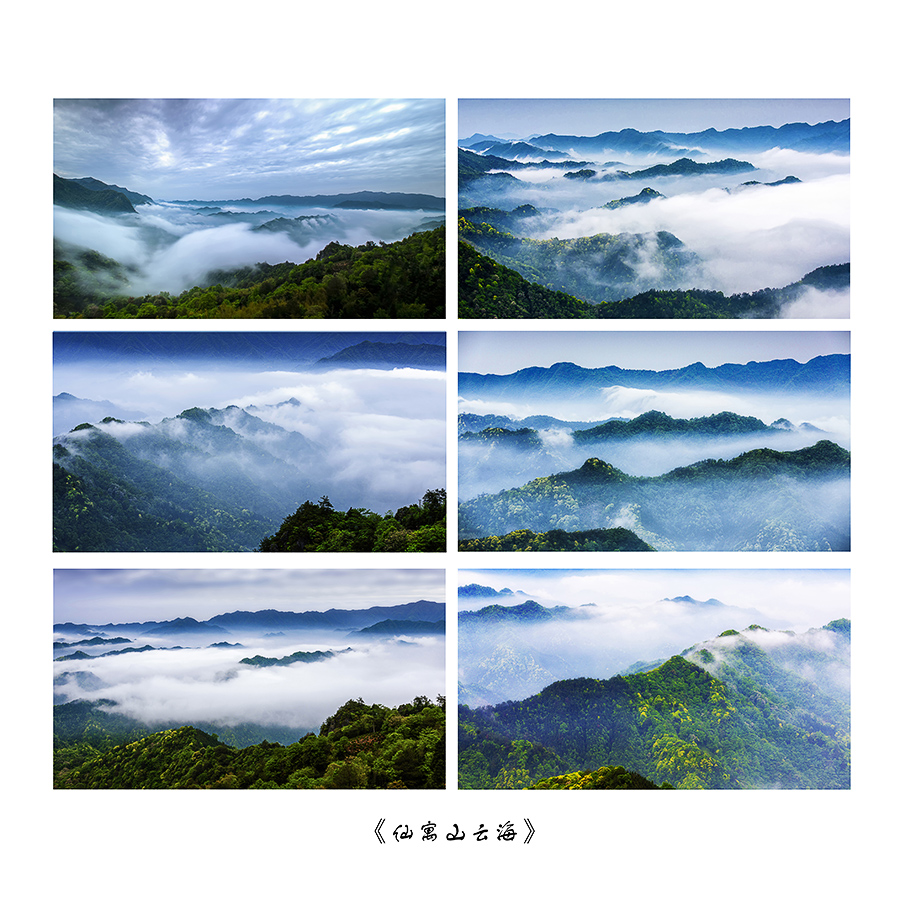 《仙寓山云海》组照