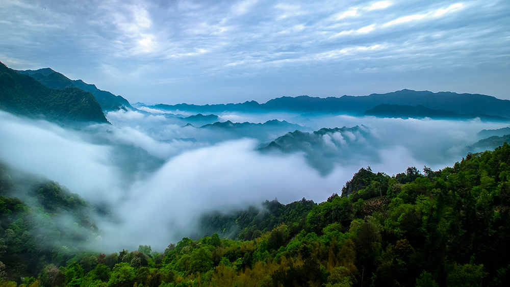 《仙寓山云海》组照