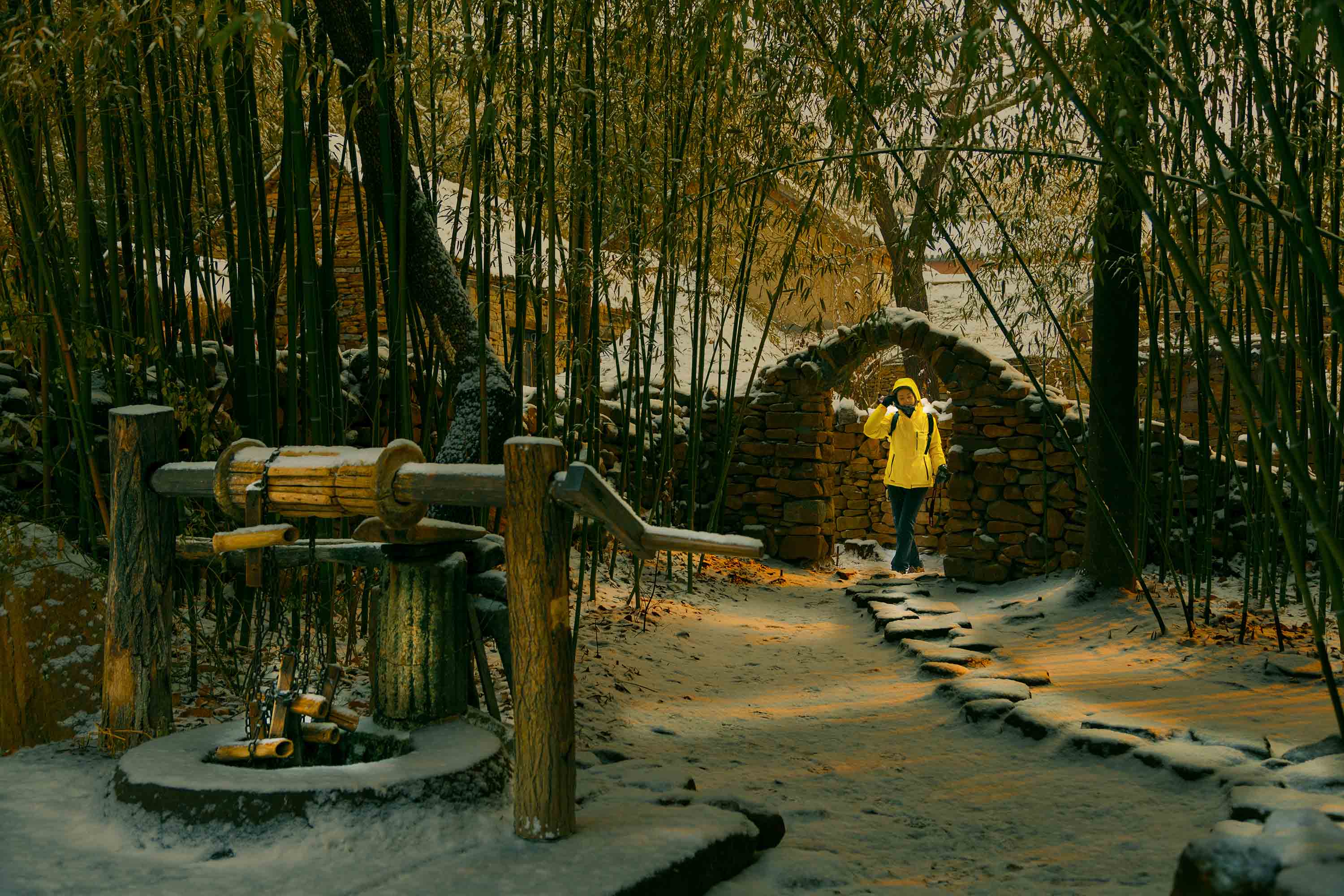 晨雪竹泉村-南靖土楼杯"中国传统村落"全国摄影大展