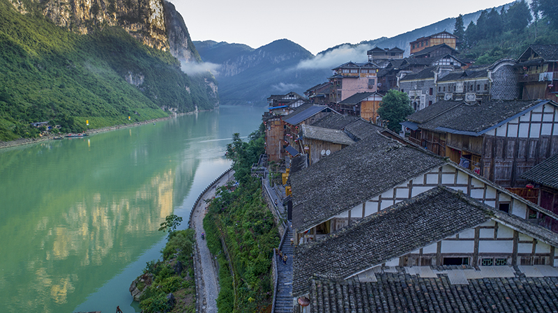 作品标题:龚滩古镇