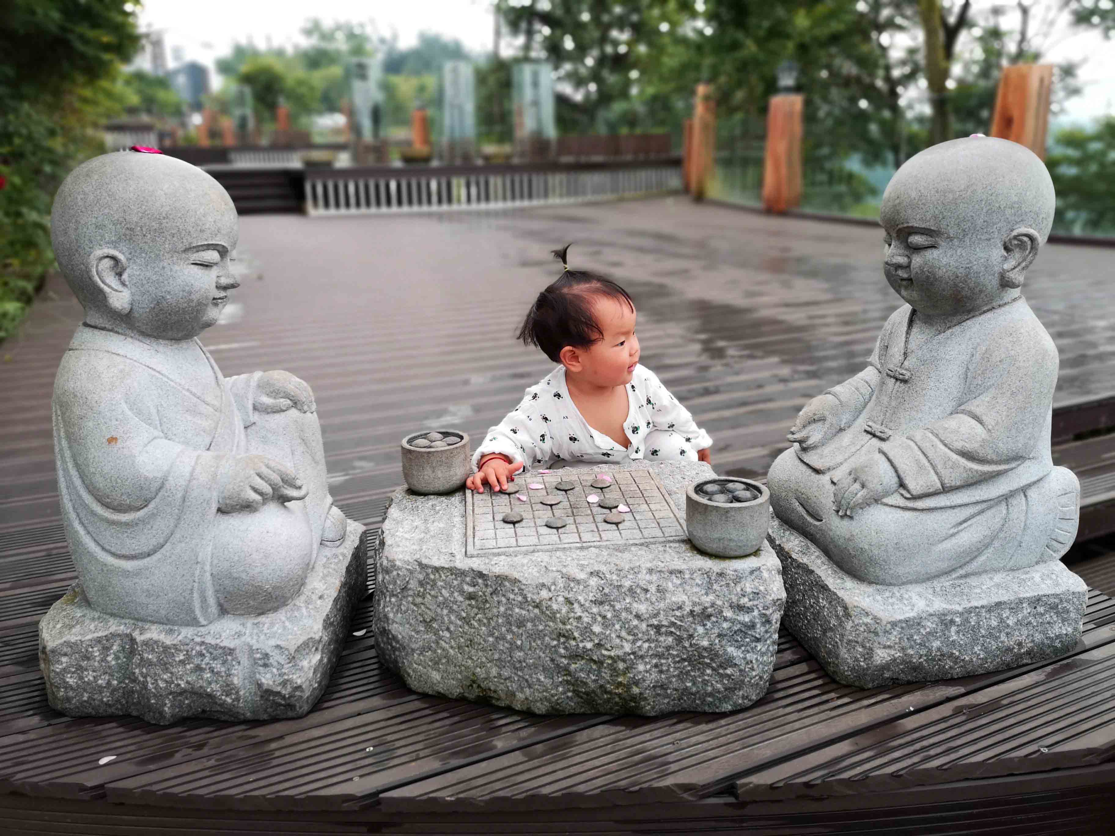 天姥搅局僧对棋(组照)