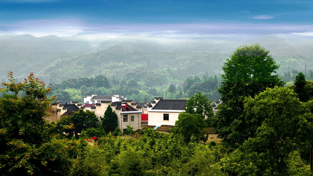 雨后太平山村 2018.6.2拍摄于青阳陵阳镇