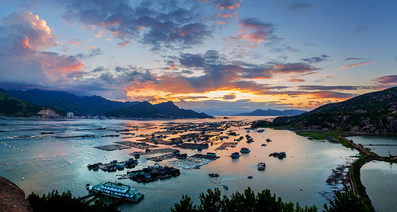 水天一色 2016年8月15日摄于福建霞浦三都澳