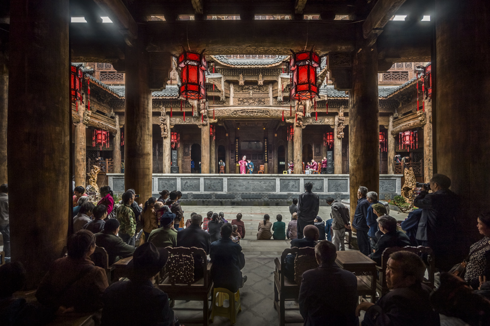 戏院戏迷-南靖土楼杯"中国传统村落"全国摄影大展投稿区-大众摄影网