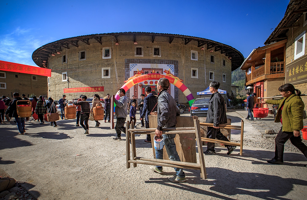 2017年12月摄于福建南靖河坑村.