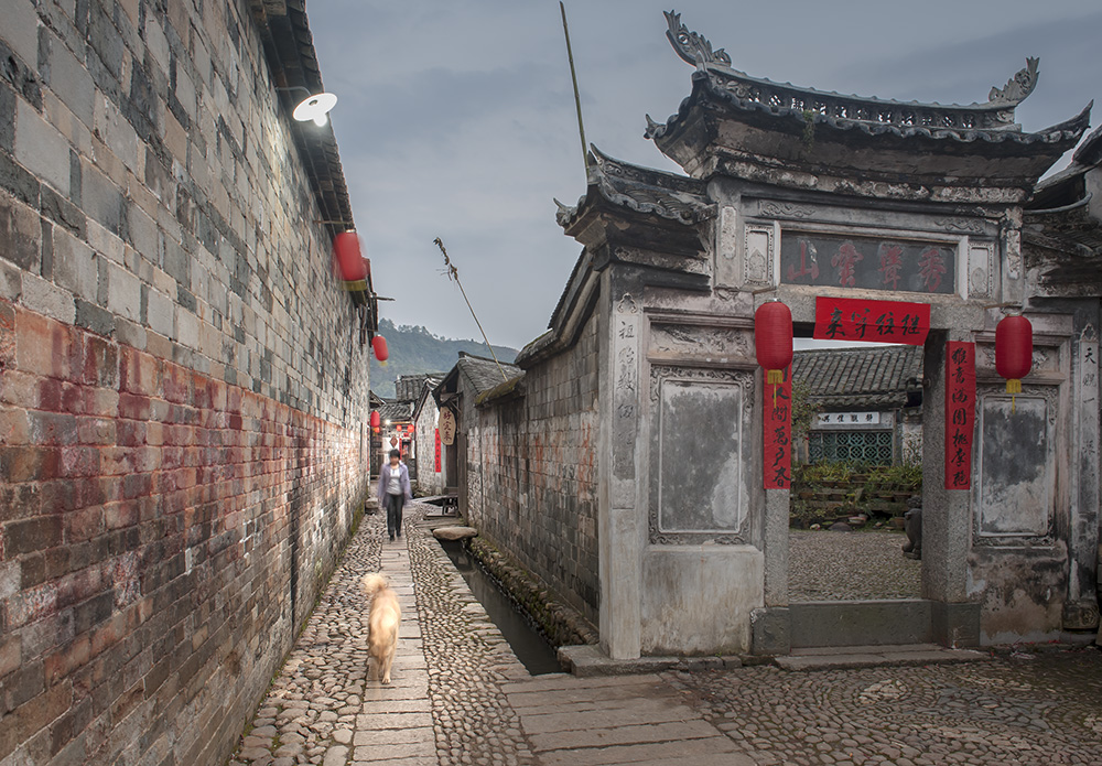 漫步小巷 福建省连城县培田古镇 20160101.jpg