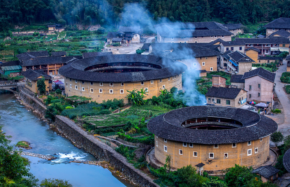 《河坑土楼炊烟起》