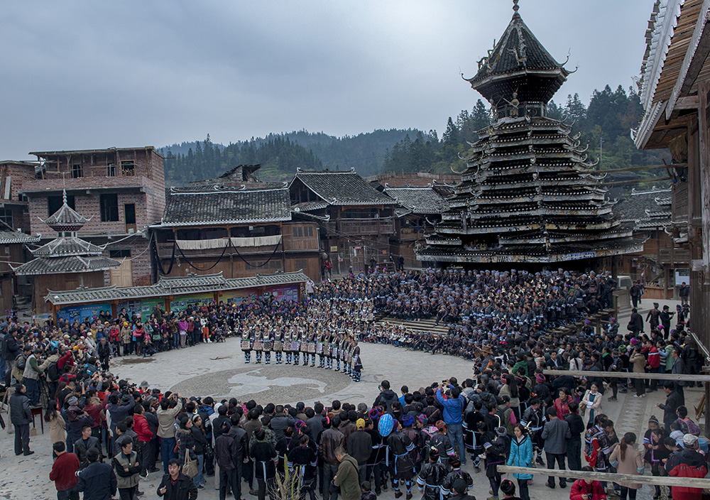从江小黄村侗族大歌赛