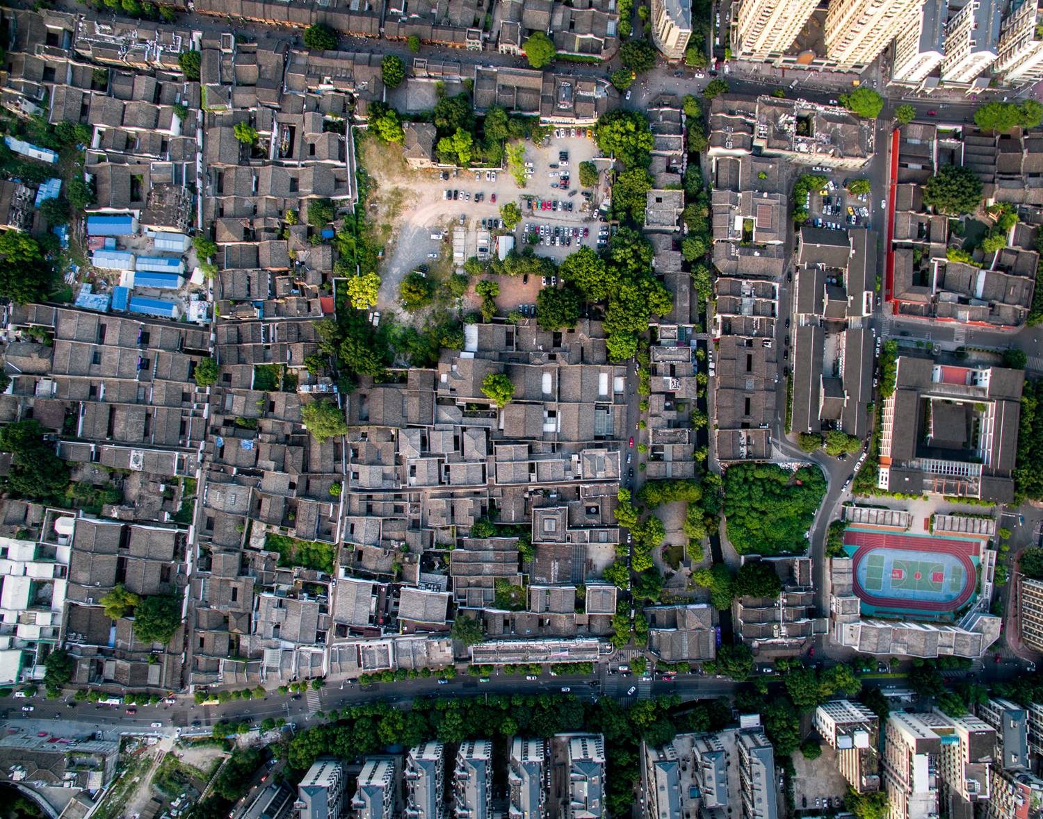 俯瞰古城——唐捷 摄