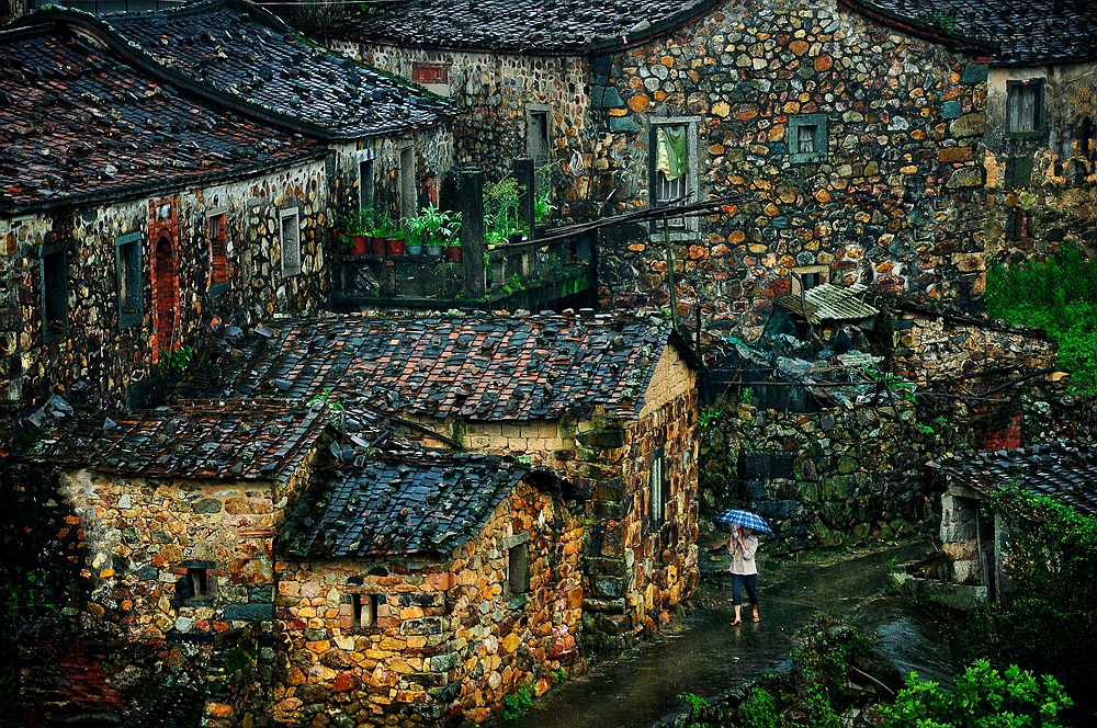 《油画乡村》拍摄于福建省泉州市泉港区涂岭镇樟脚古民居.