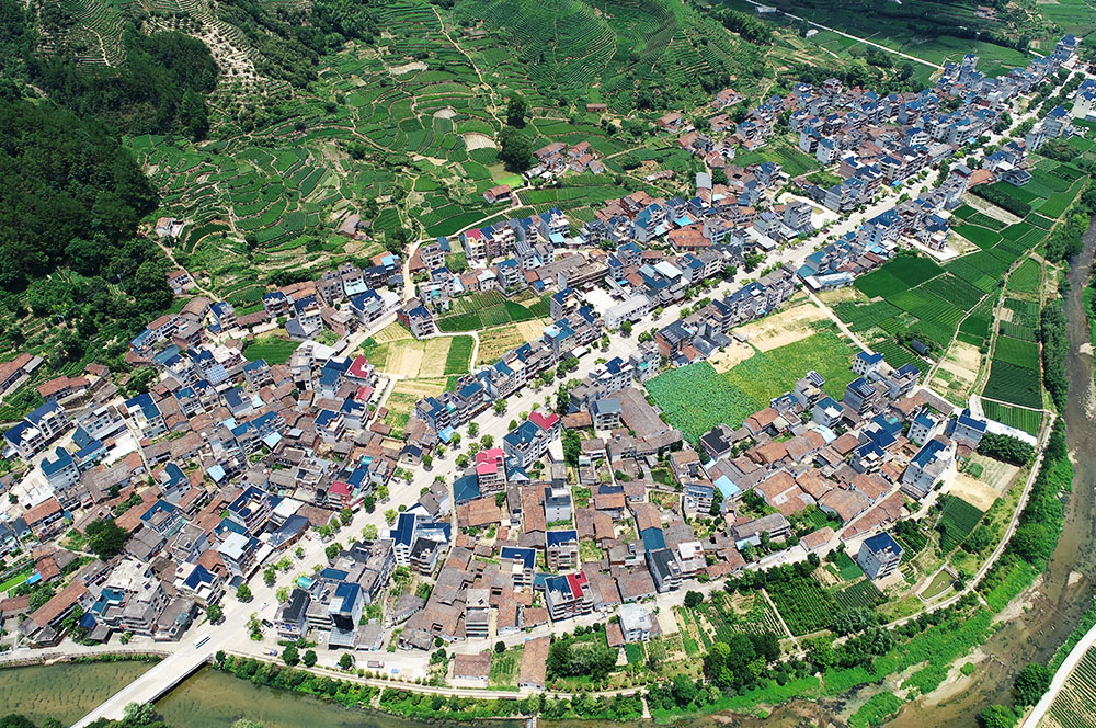 鸟瞰大田村-南靖土楼杯"中国传统村落"全国摄影大展投稿区-大众摄影网