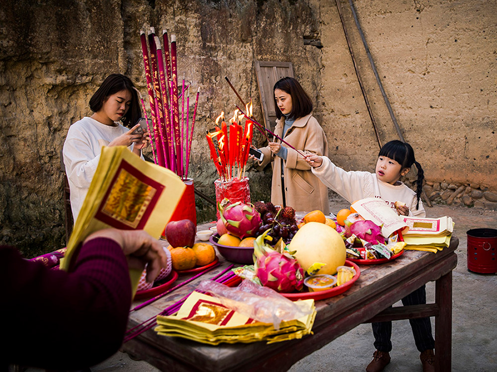 《河坑土楼做大福》