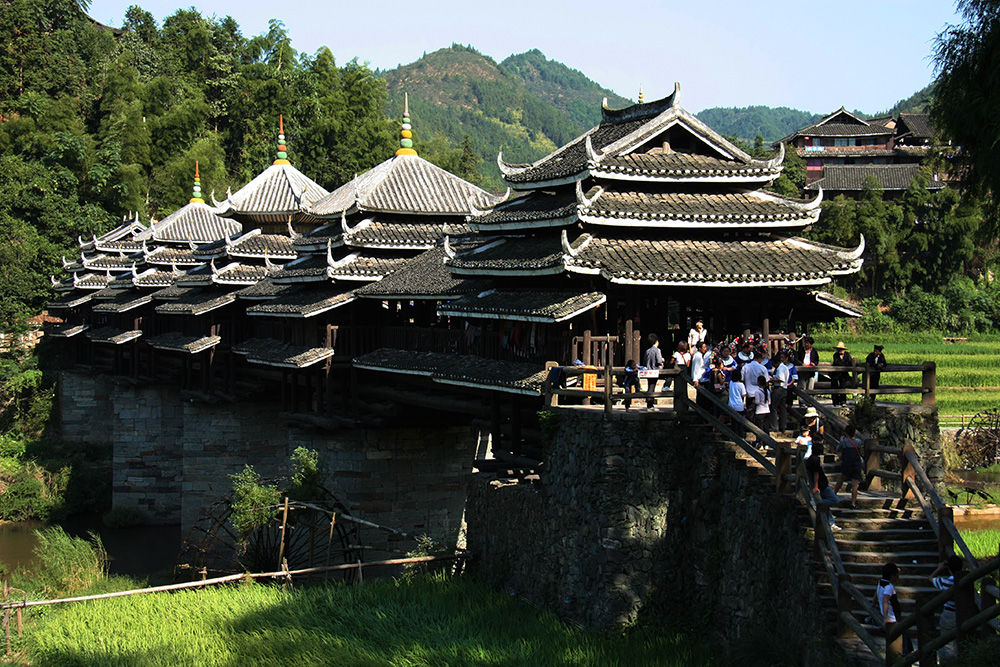 广西三江程阳侗寨 组照