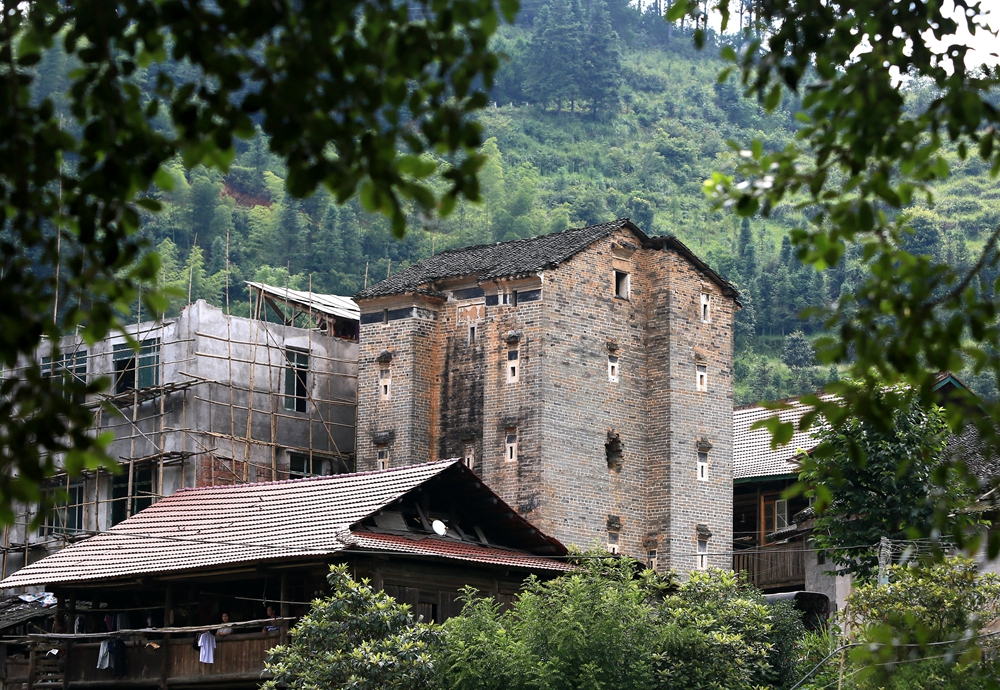 苗山深处的炮楼群