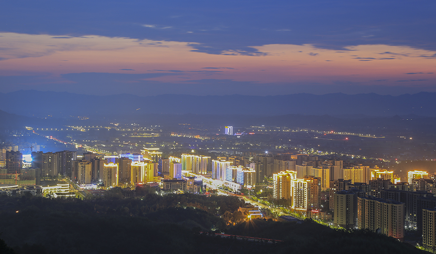 梁平新城夜景-祝中华,2018.8.