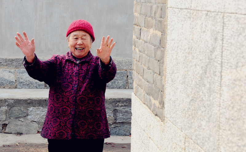 传统村落--高家庄子村里慈祥的老人