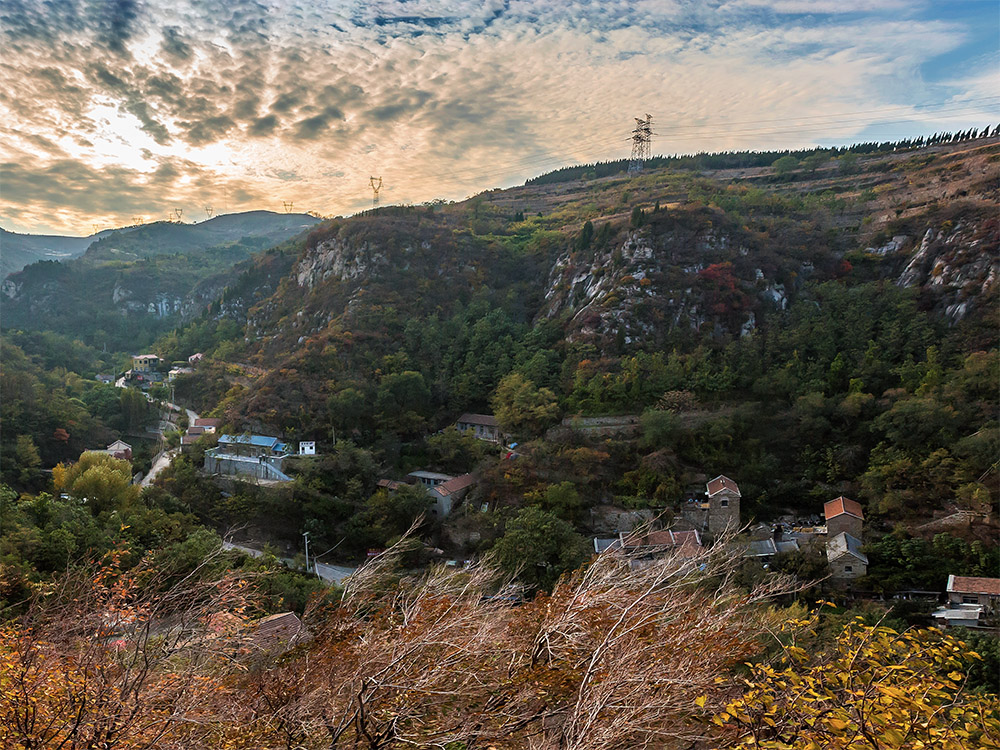 照片拍摄于国家级传统村落山东淄博博山蝴蝶峪村,拍摄时间2018年10月