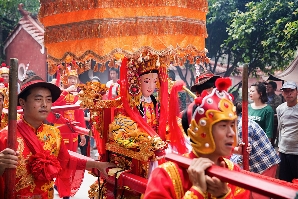 《妈祖巡境护安宁》(组照)