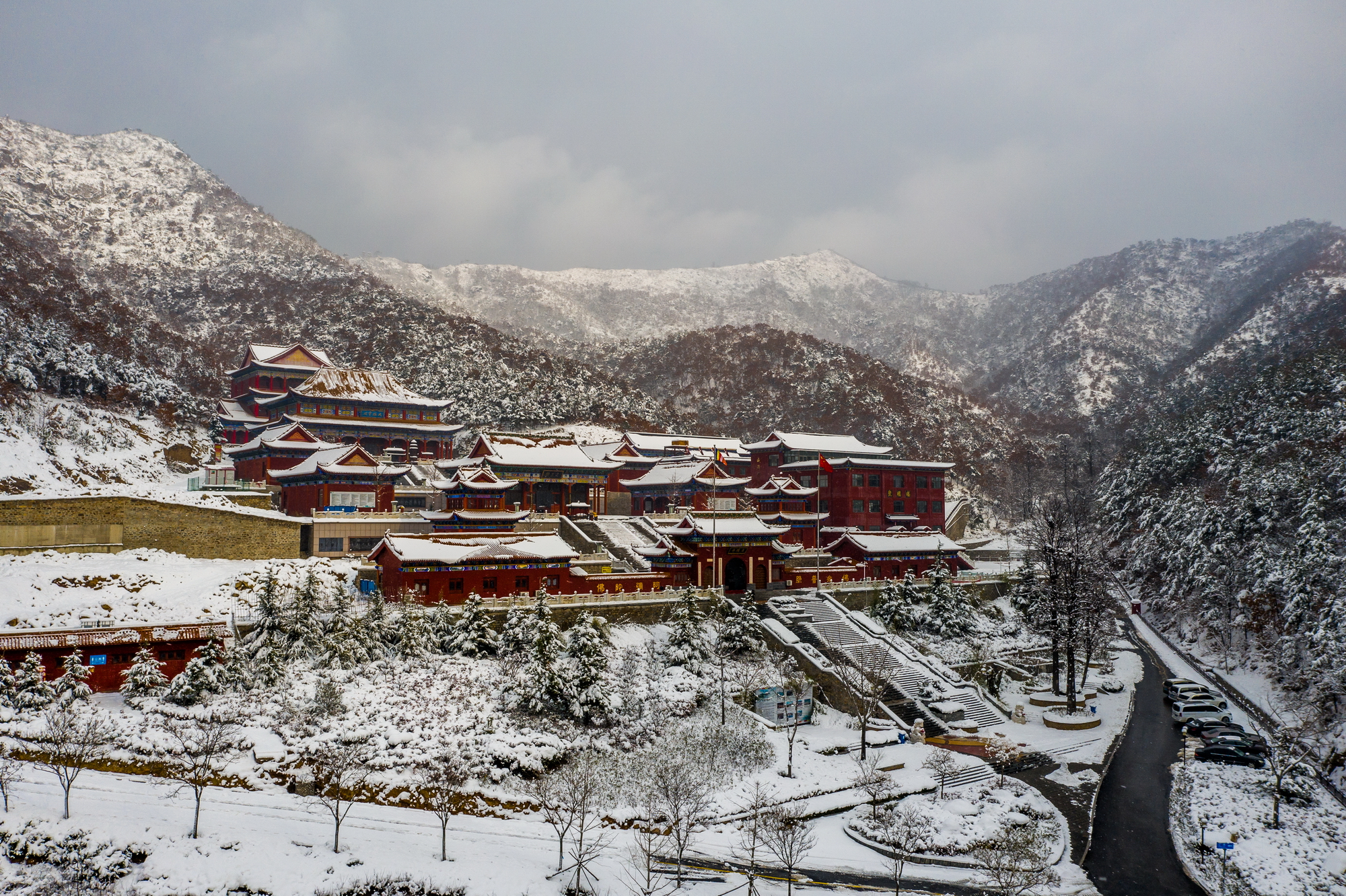 威海广福寺俯览