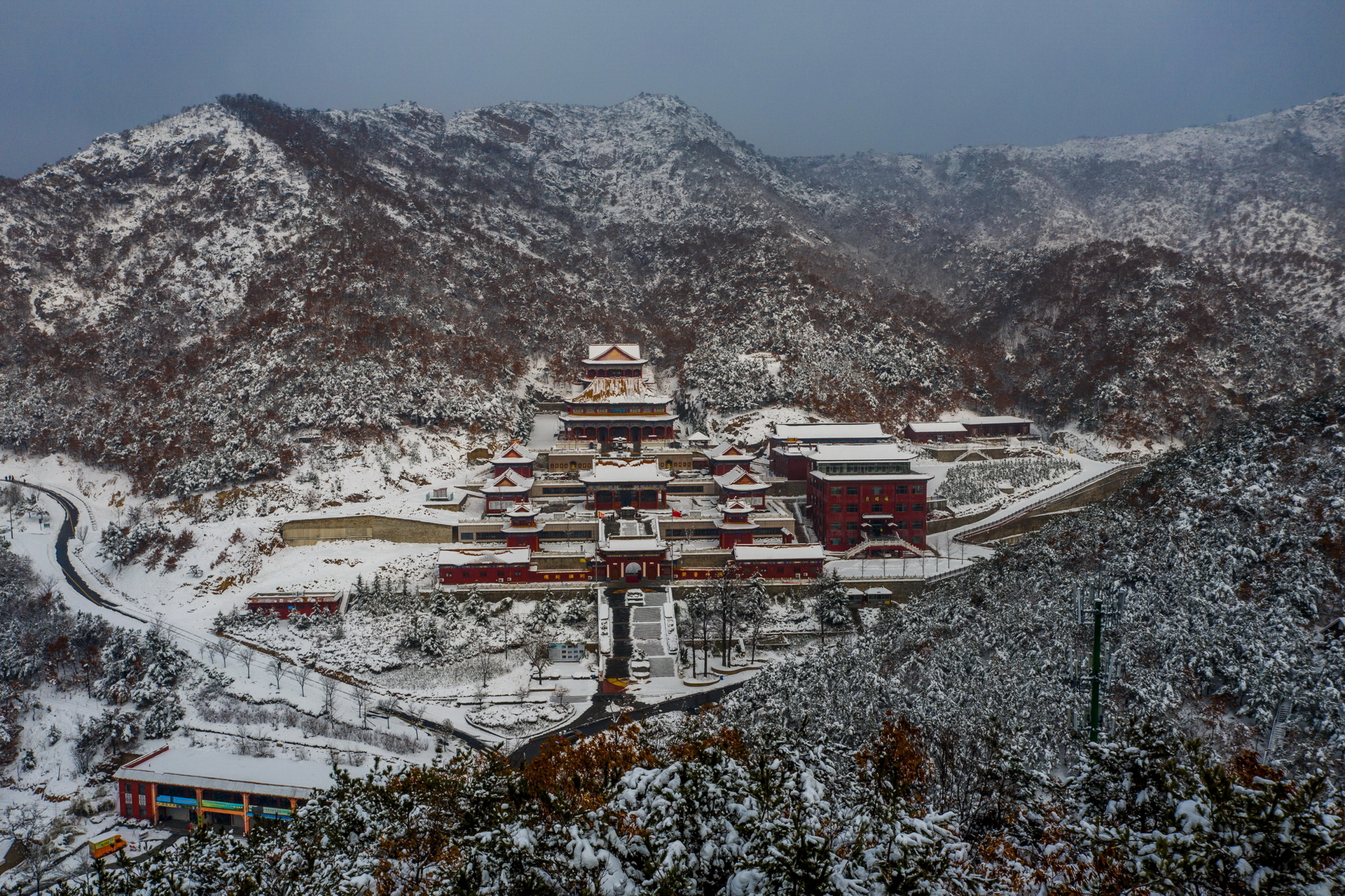 威海广福寺俯览