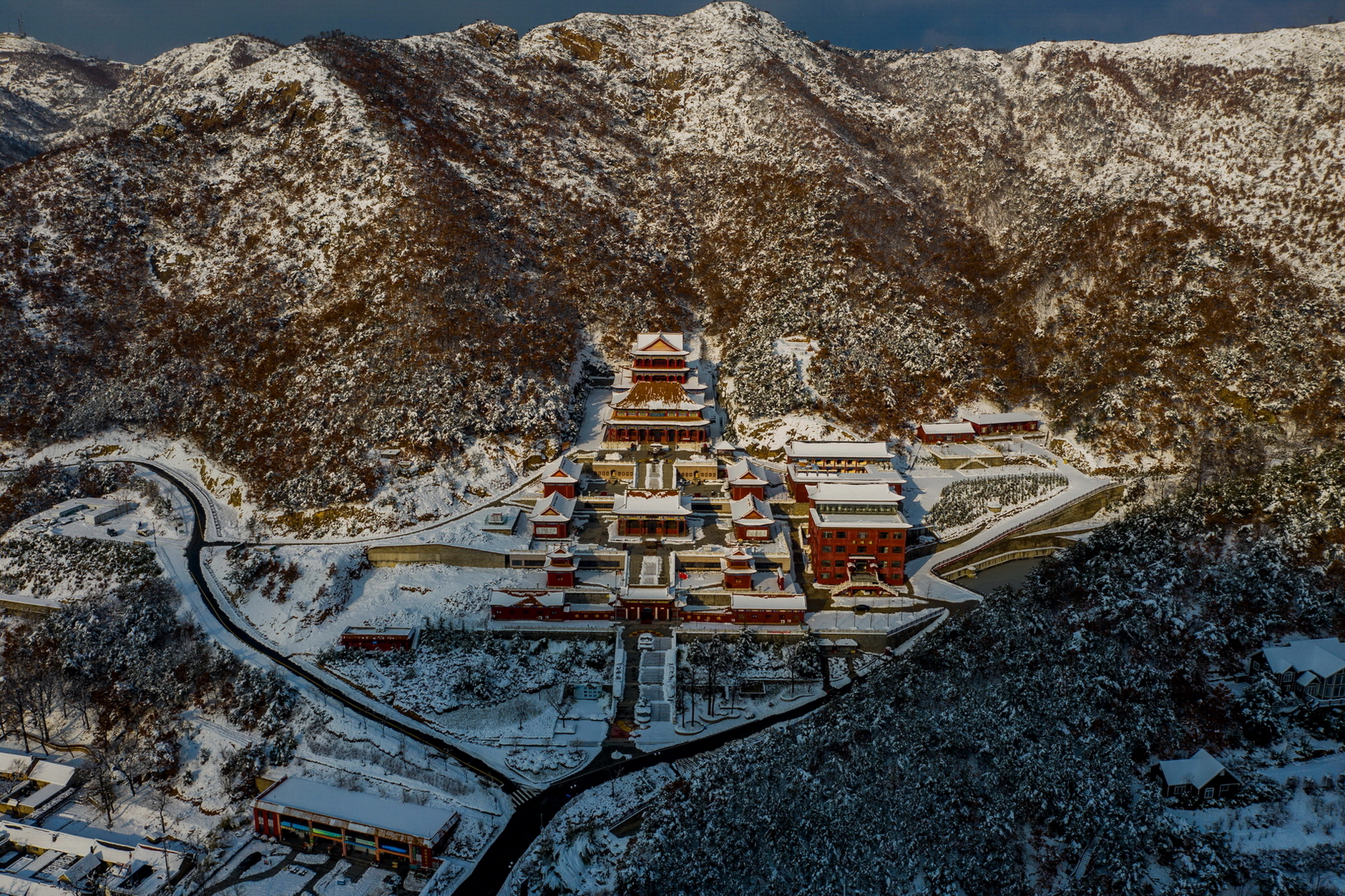 威海广福寺俯览