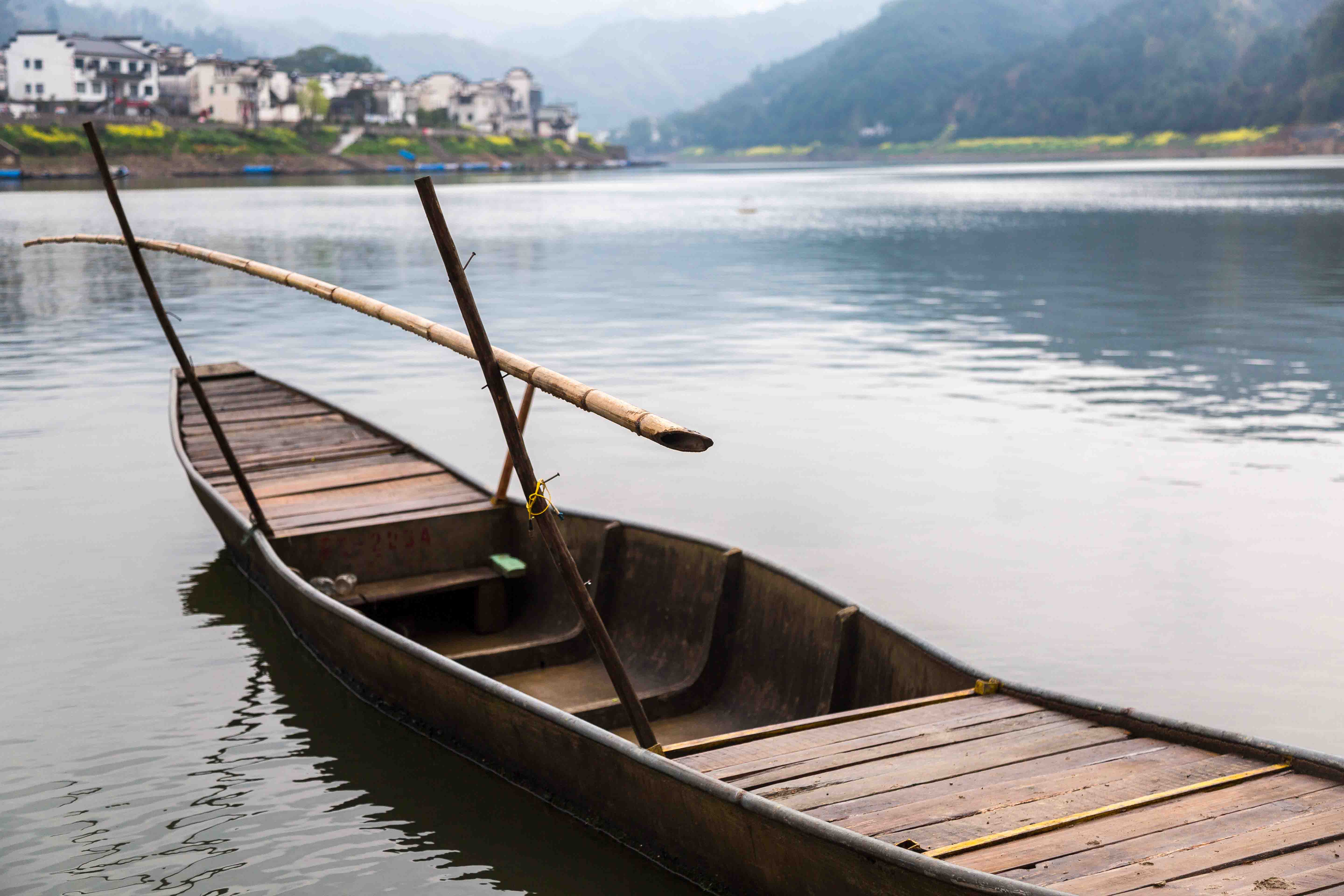 野渡无人舟自横