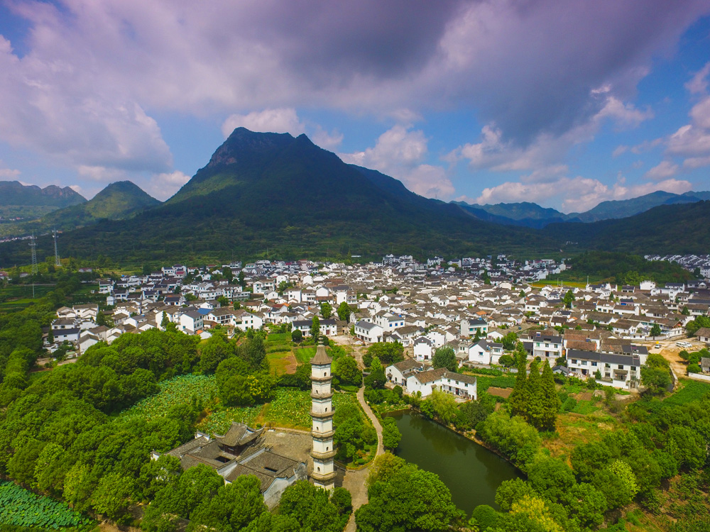 新叶古村全景(组照)-"大美建德 水墨新安江"全国摄影大展投稿区-大众