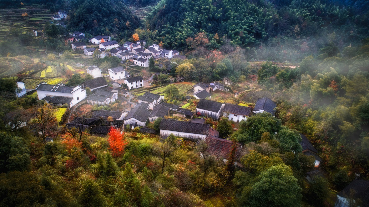 白石岭秋景-第三届"中国原生态最美山乡——安徽石台"全国摄影大展
