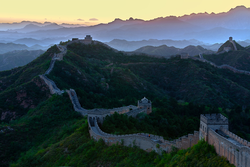 【长城暮色】