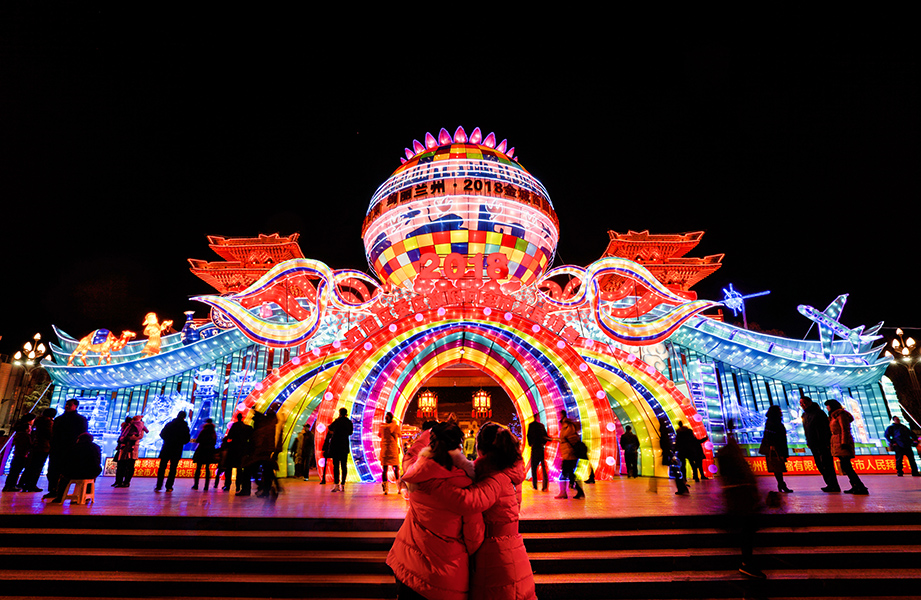 太平盛世观花灯