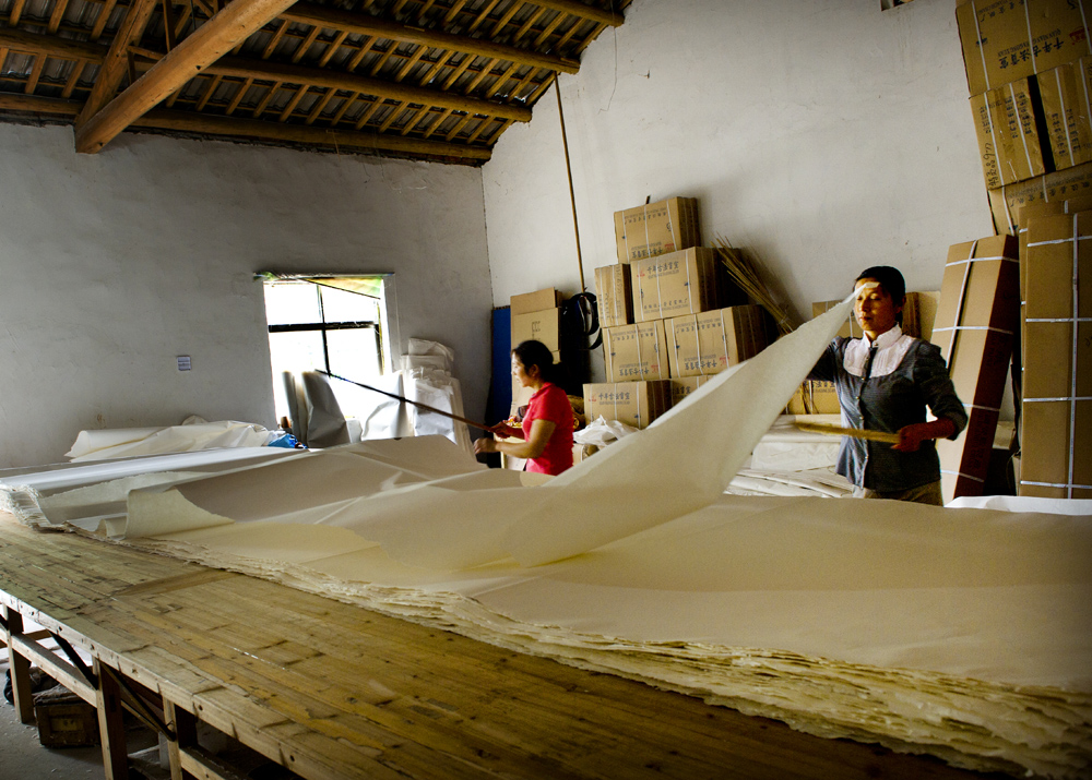 5 拍摄地点:安徽泾县丁家桥宣纸文化产业园,崇星宣纸厂,丁家