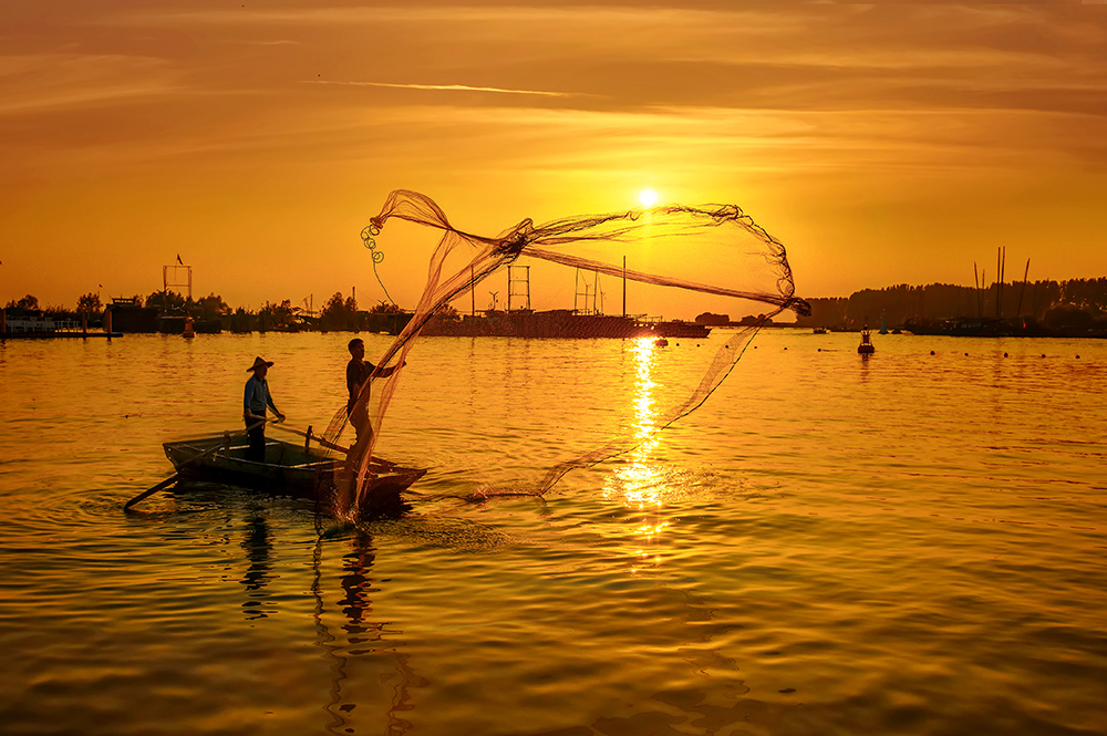 渔光曲-洪泽湖61渔家风情西顺河全国摄影大展征稿区-大众摄影网