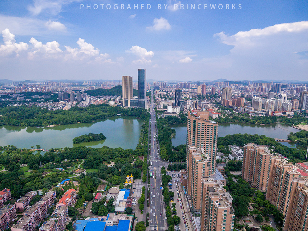 2018年7月   地点:湖南路儿童公园附近上空   简述:这一区域是马鞍山