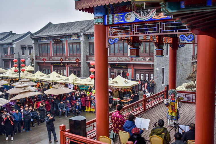 正月十五搭戏台