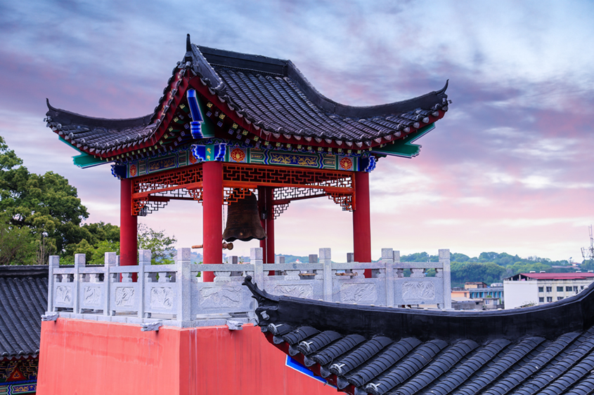 山寺晚钟-高山寺
