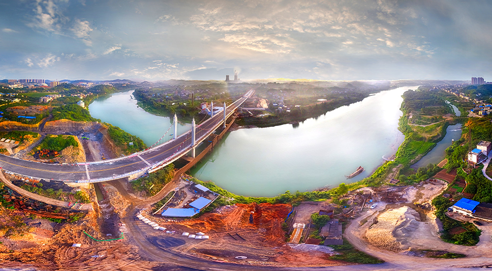 69 通向幸福的桥 邵阳桂花大桥  桂花大桥是省,市重点工程,是邵阳市