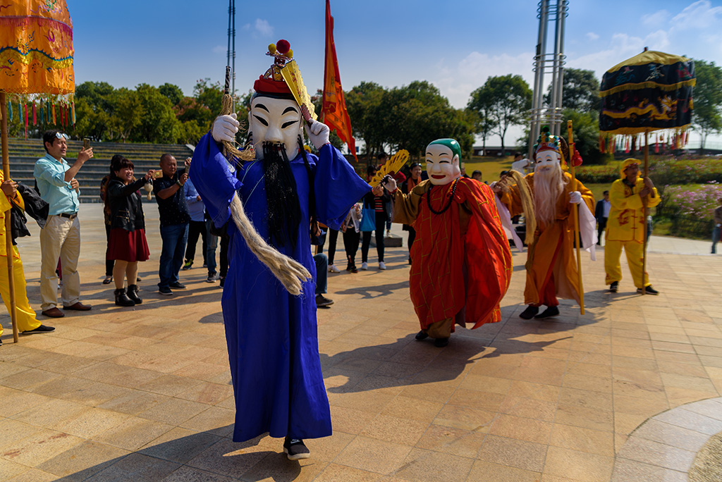 南京高淳民俗桠溪跳五猖