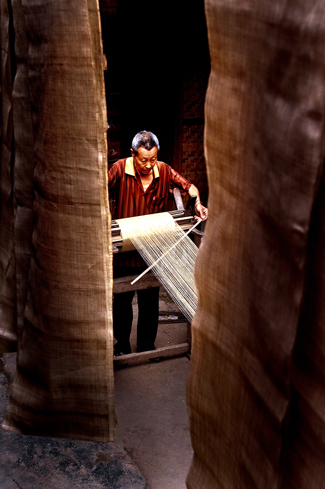 《重庆荣昌夏布》组照十幅:(国家级非物质文化遗产)