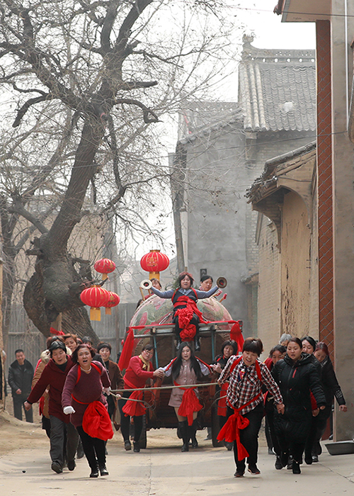 山西稷山西里村【跑鼓车】