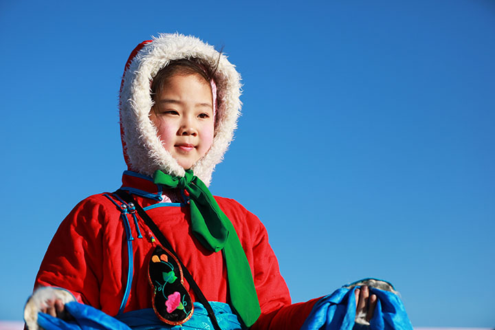 蒙古族小姑娘-《大众摄影》俱乐部团体会员——内蒙古兴安盟摄影论坛