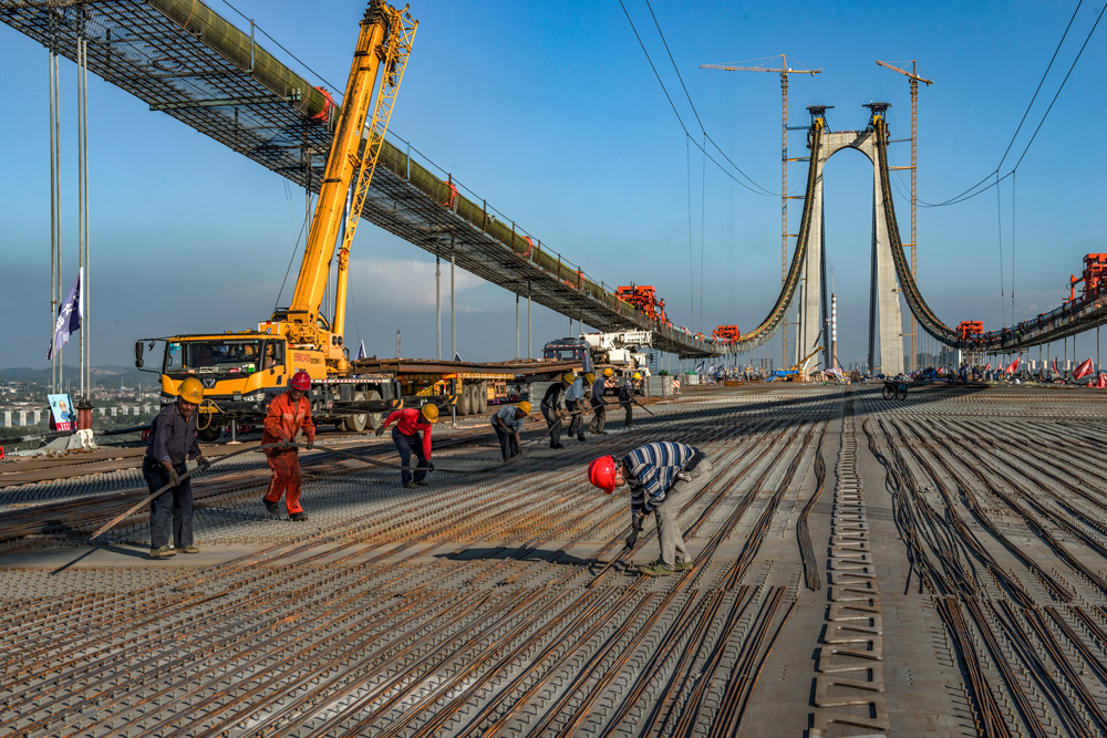 《洞庭湖上建桥人》(组1-20)
