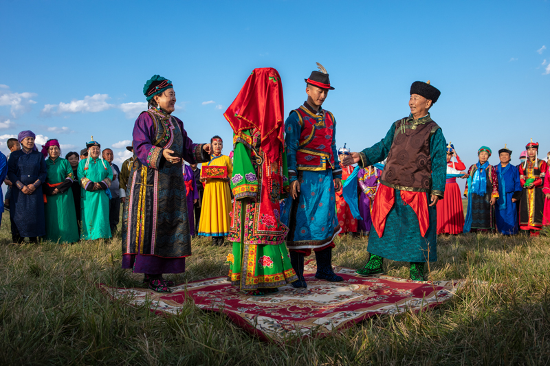 科尔沁蒙古族婚礼