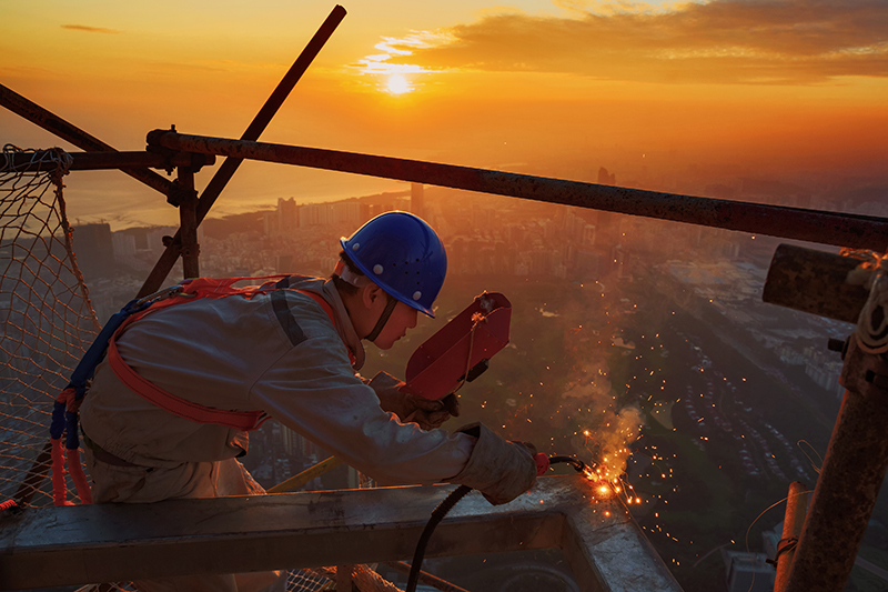 深圳第一高楼"平安大厦"的建设者-"我和我的祖国"摄影类征稿区-大众
