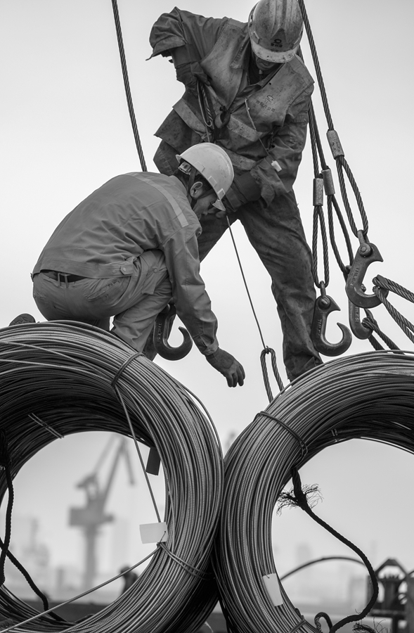 【港口计件工】组照14幅