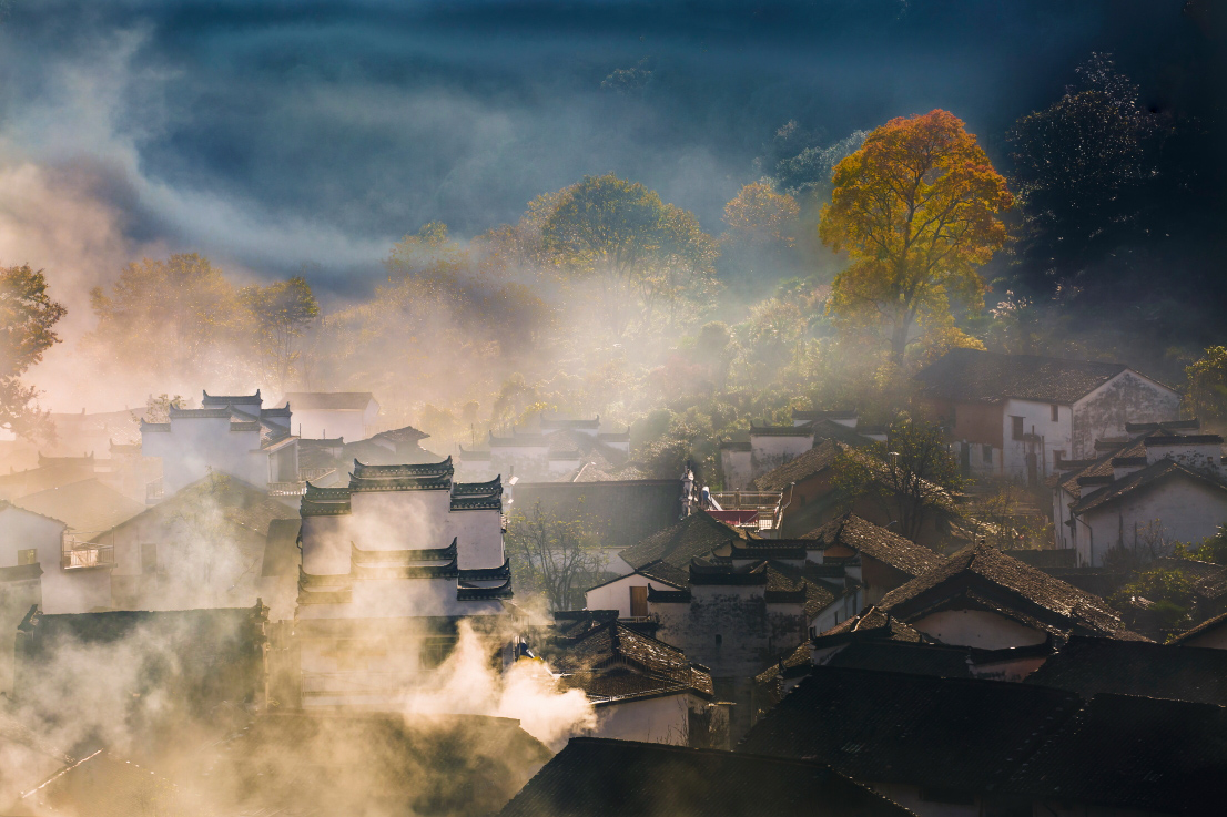 炊烟袅袅又一晨