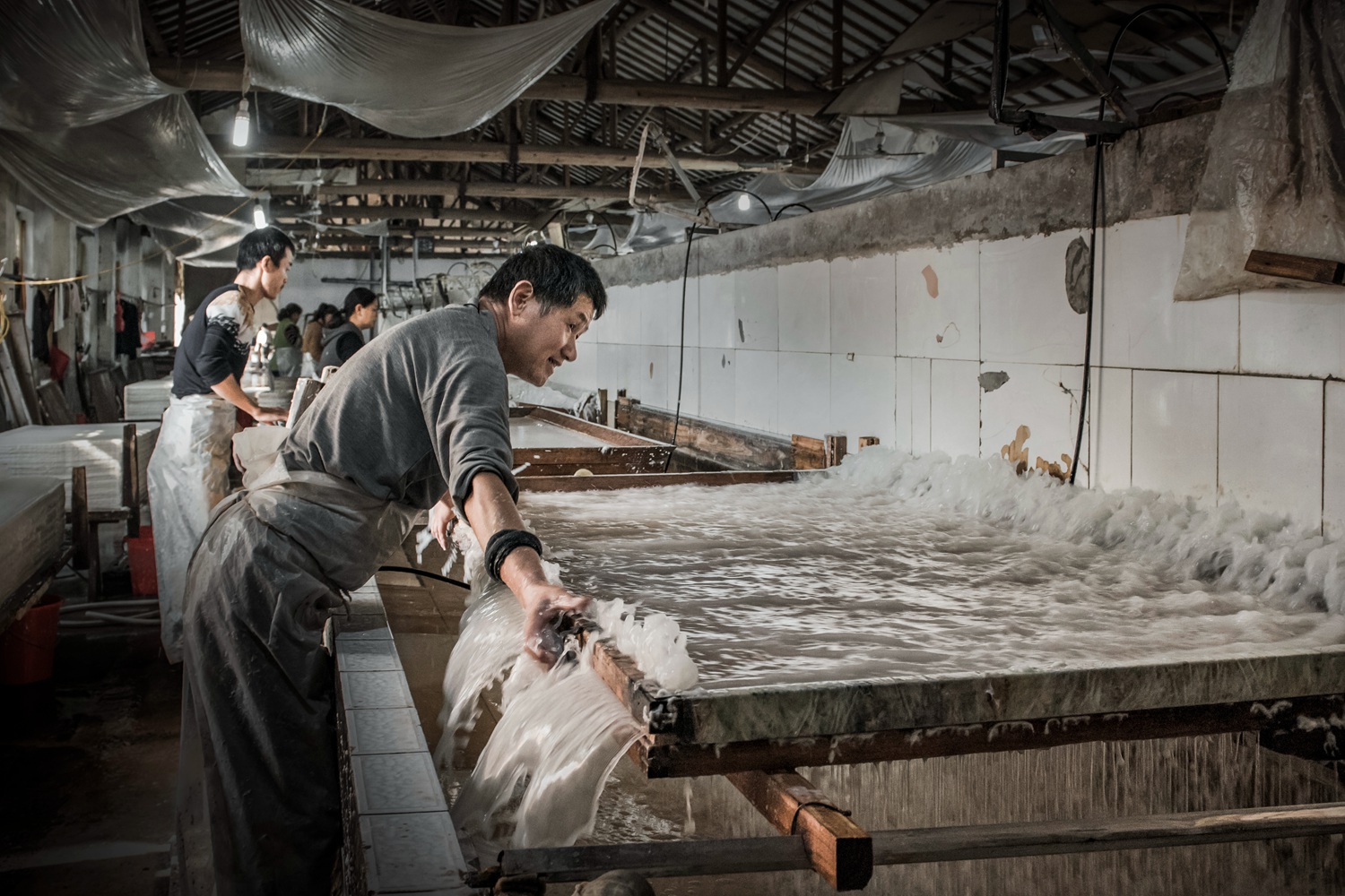 《宣纸制作(1-4)》