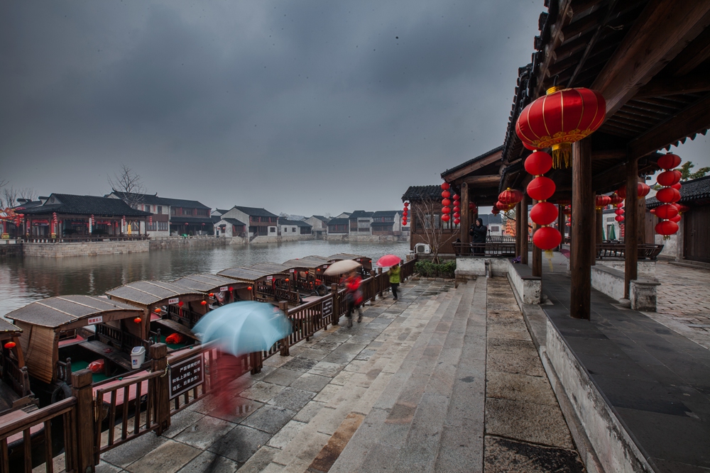 2014年2月拍摄于荡口古镇