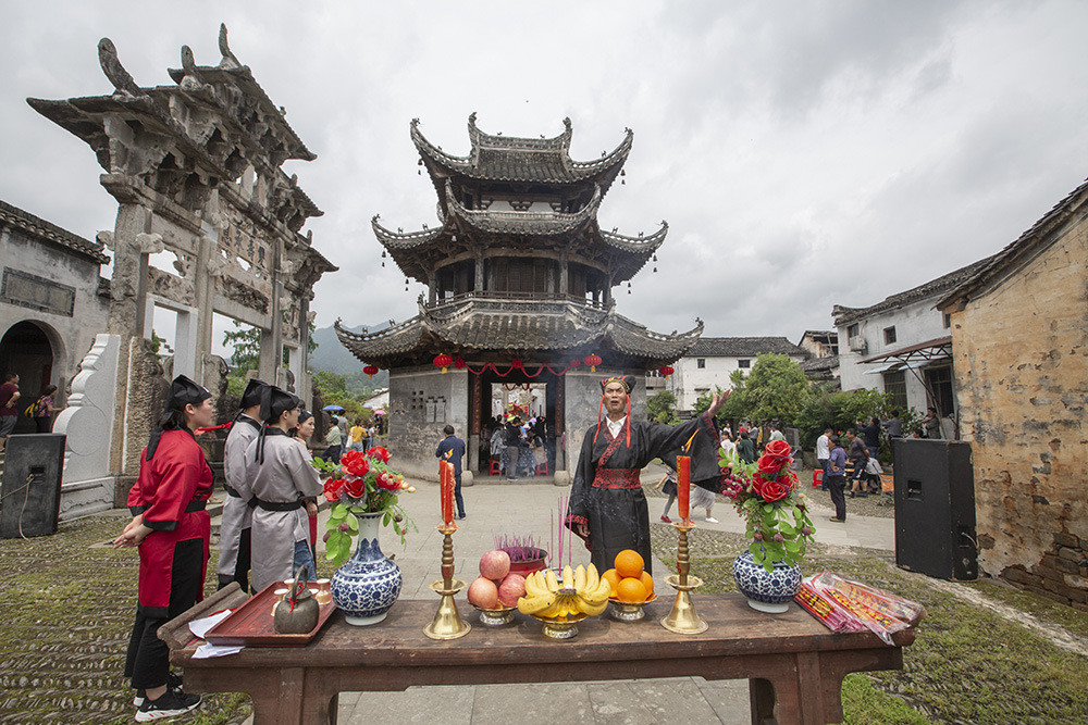 许村长街宴组图-中国徽文化摄影作品征集活动投稿区-大众摄影网