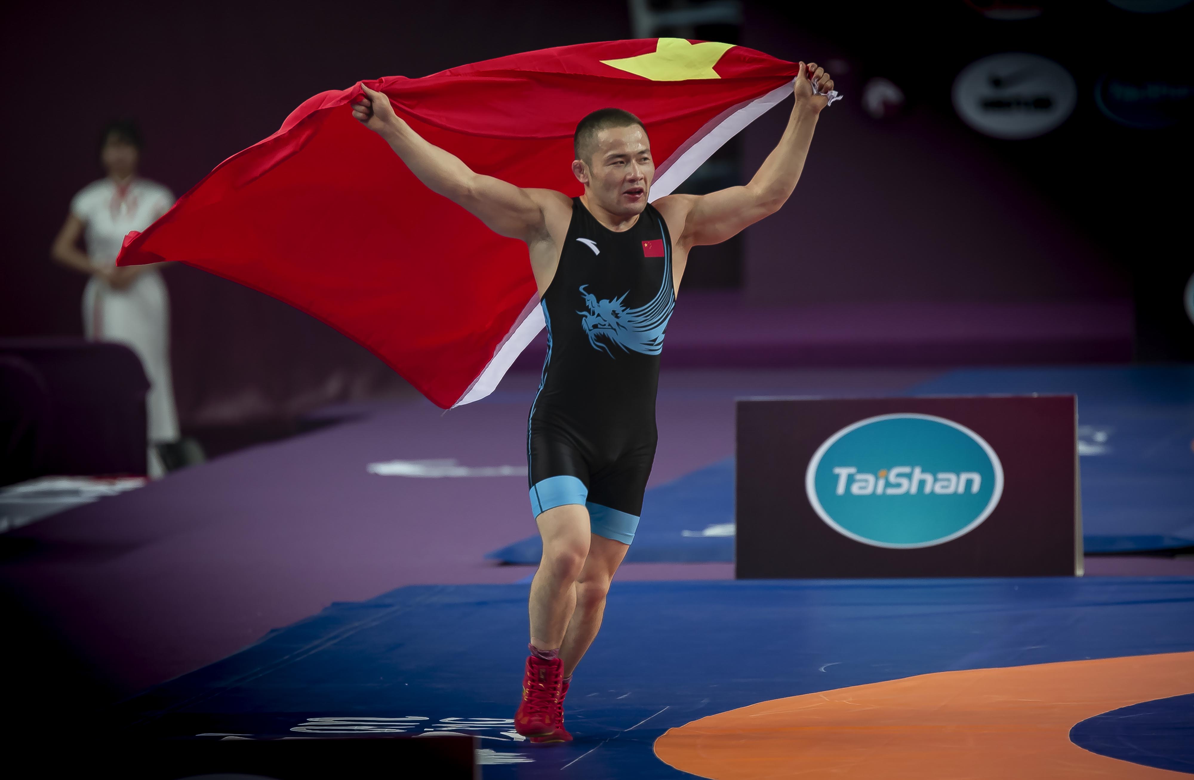 2019亚洲摔跤锦标赛中国运动员夺冠